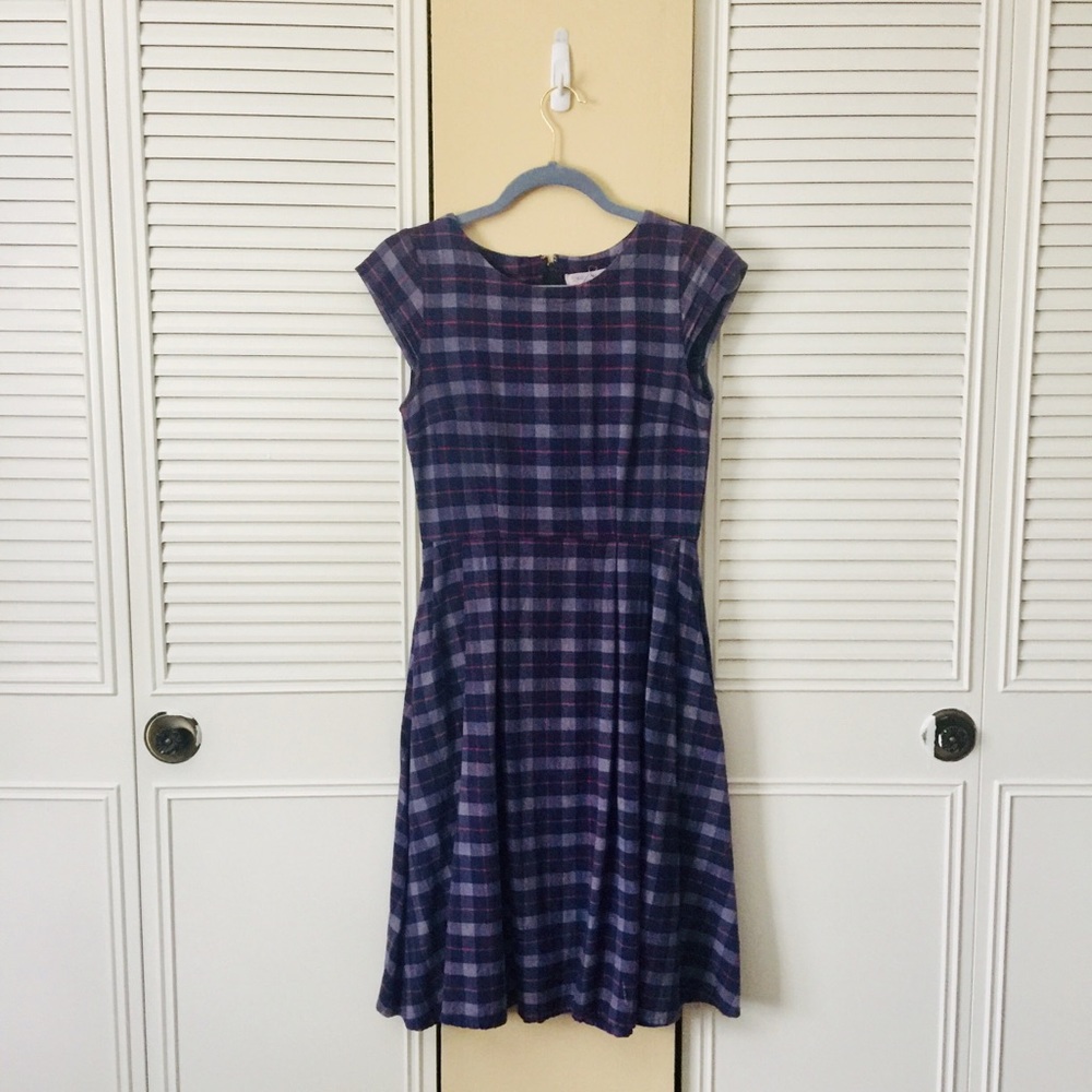 Mata Traders Plaid A-Line Dress